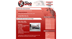 Desktop Screenshot of dtc200club.net