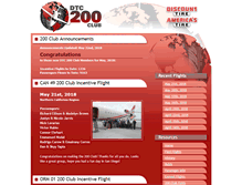 Tablet Screenshot of dtc200club.net